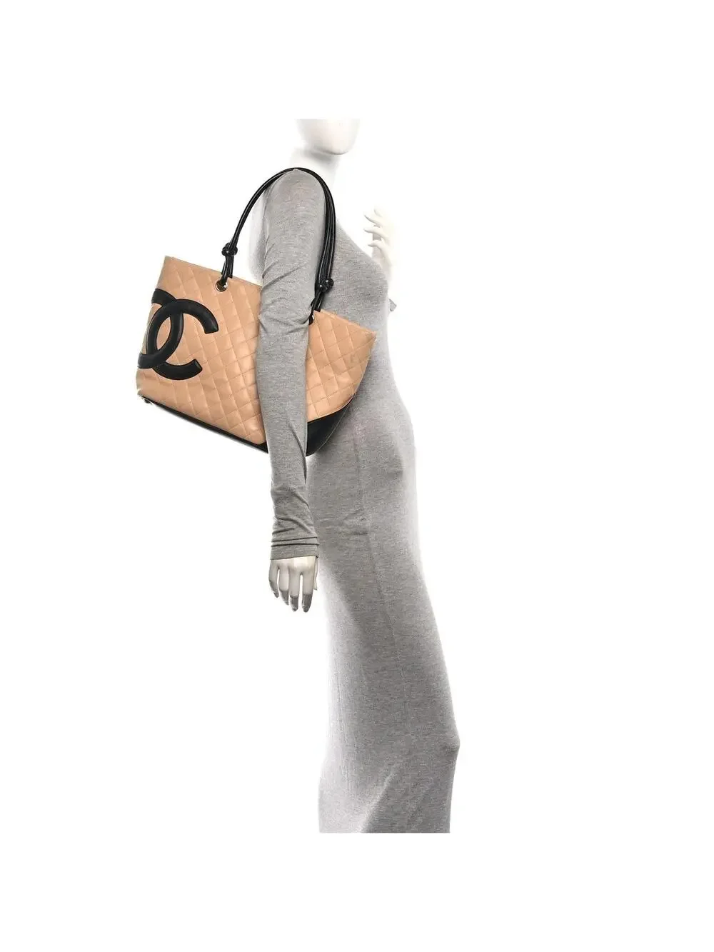 Chanel Calfskin Quilted Large Cambon #322765C15B